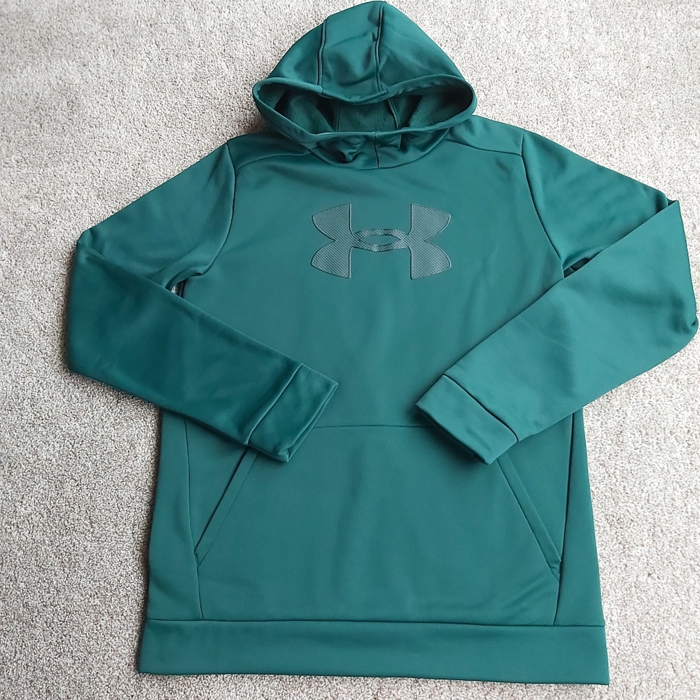 Under Armour Boy's Green Logo Hoodie BNWOT